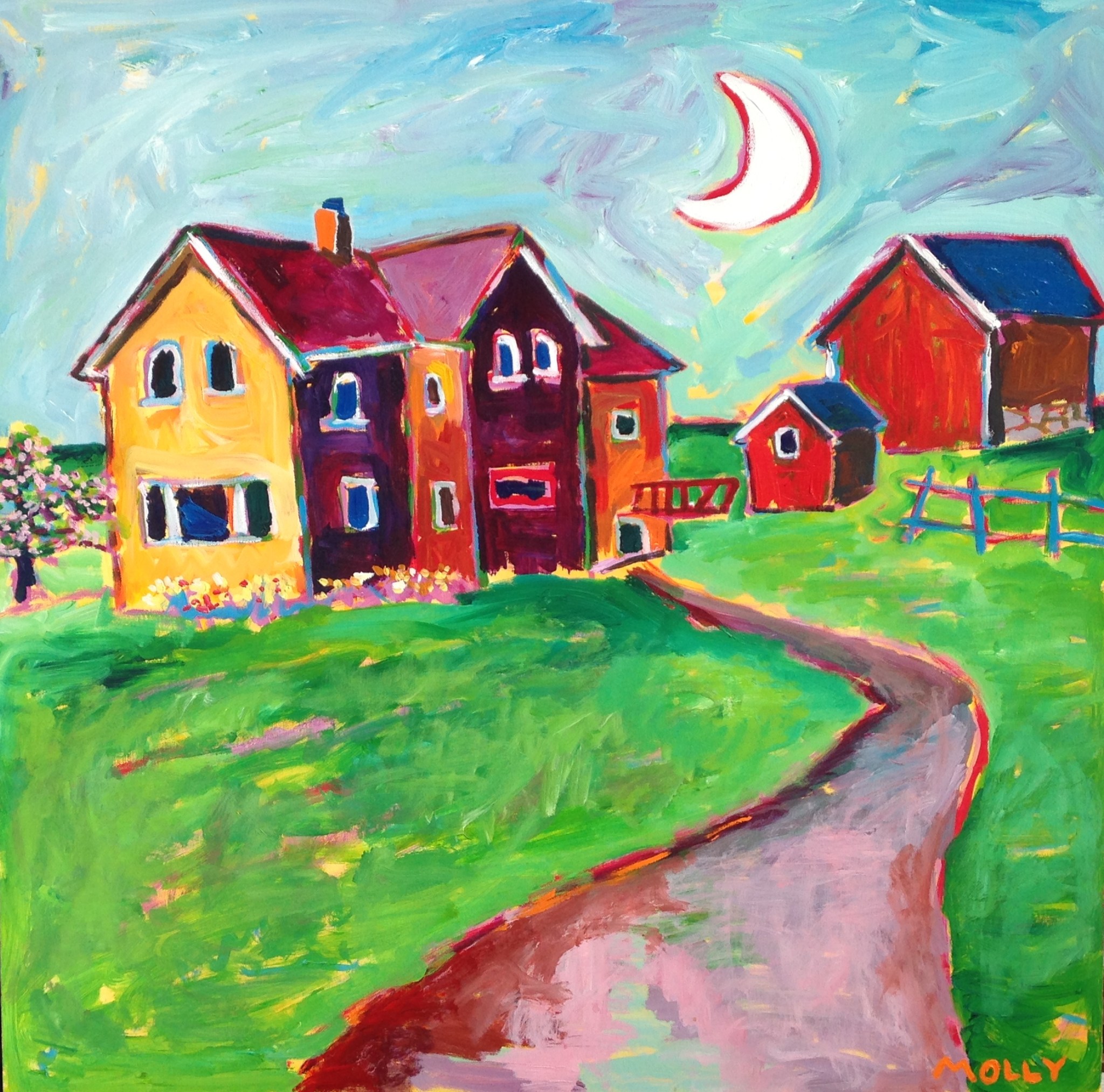 Wisconsin Farm Painting #2